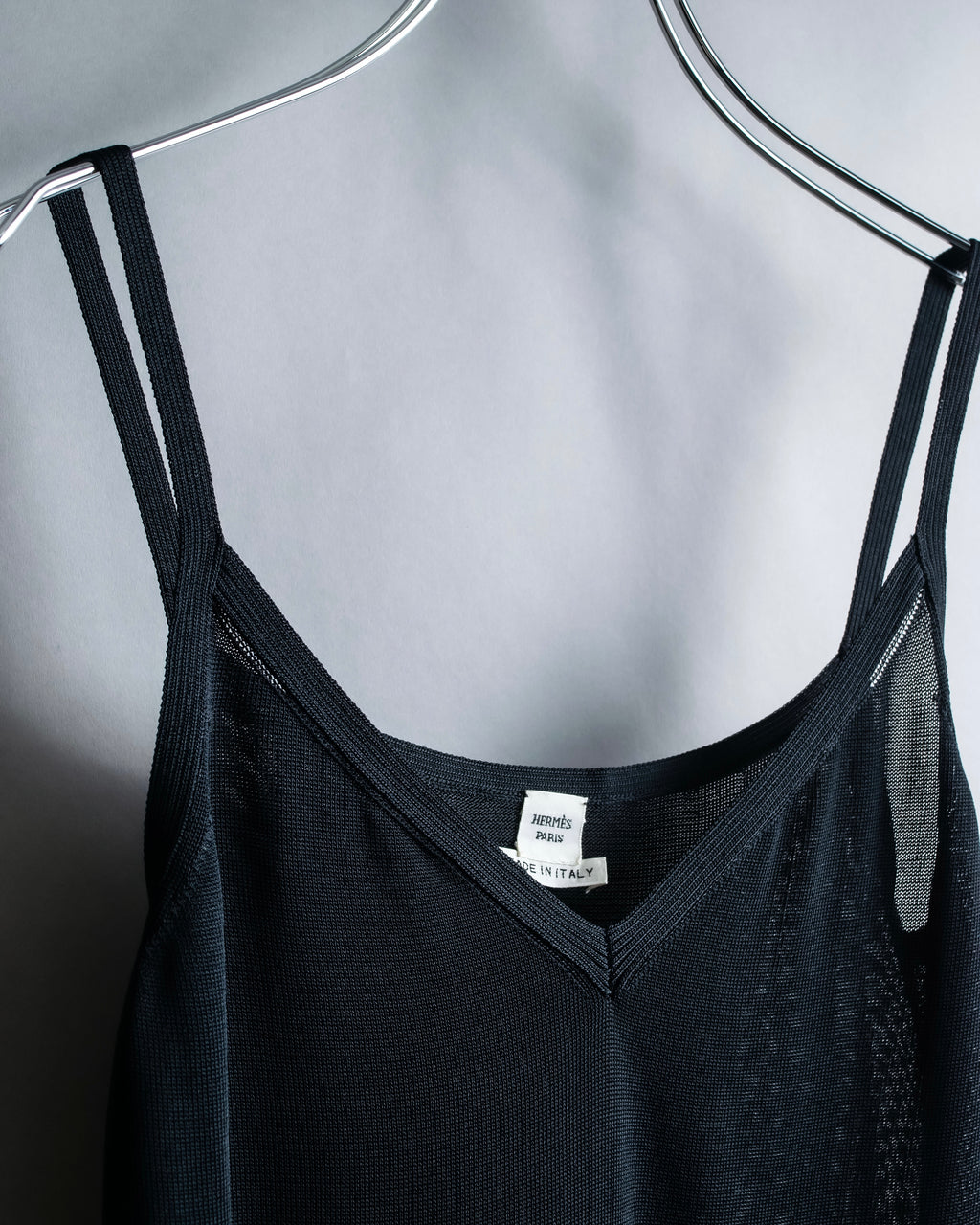 "HERMES" Sheer rayon mode style camisole