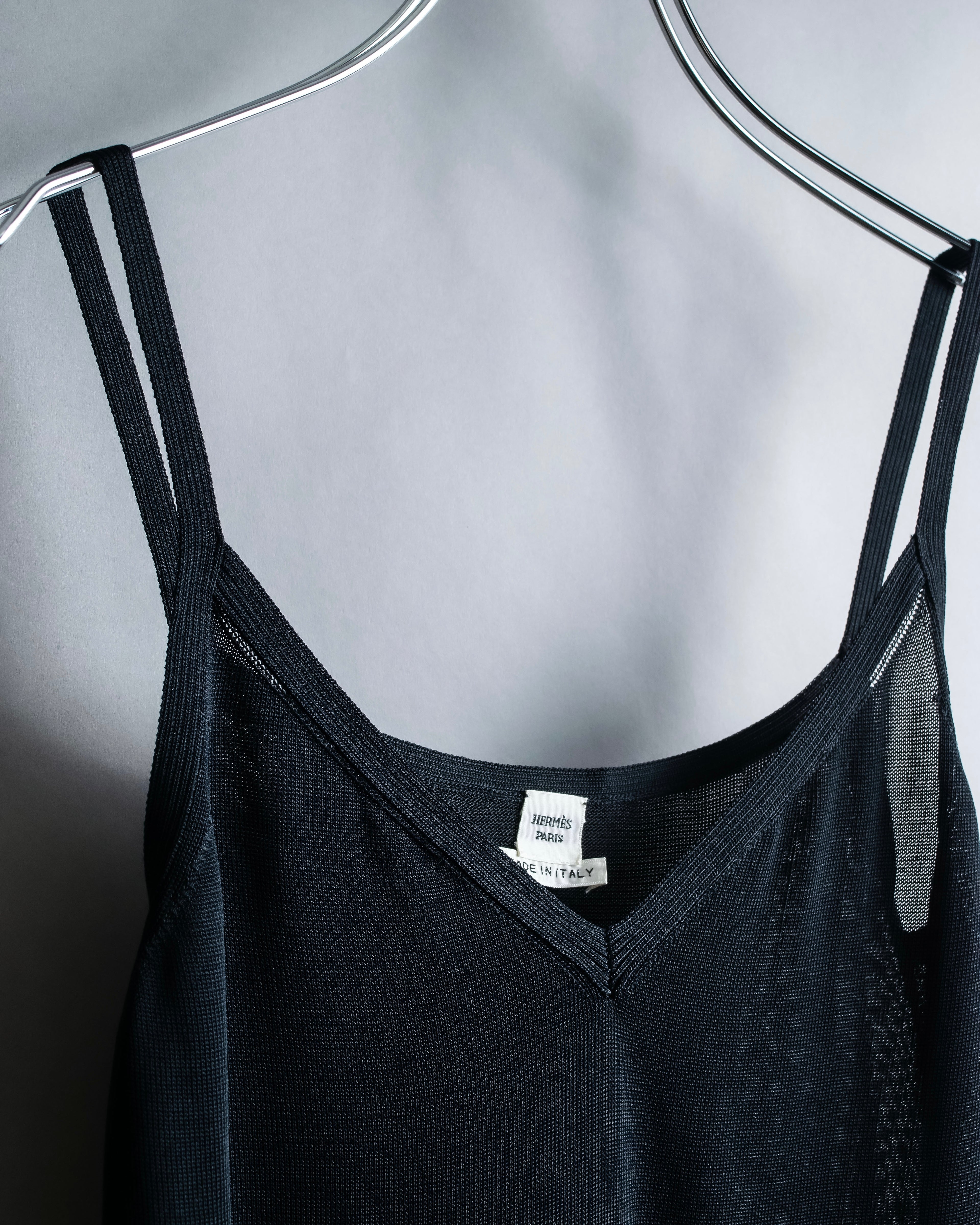 "HERMES" Sheer rayon mode style camisole