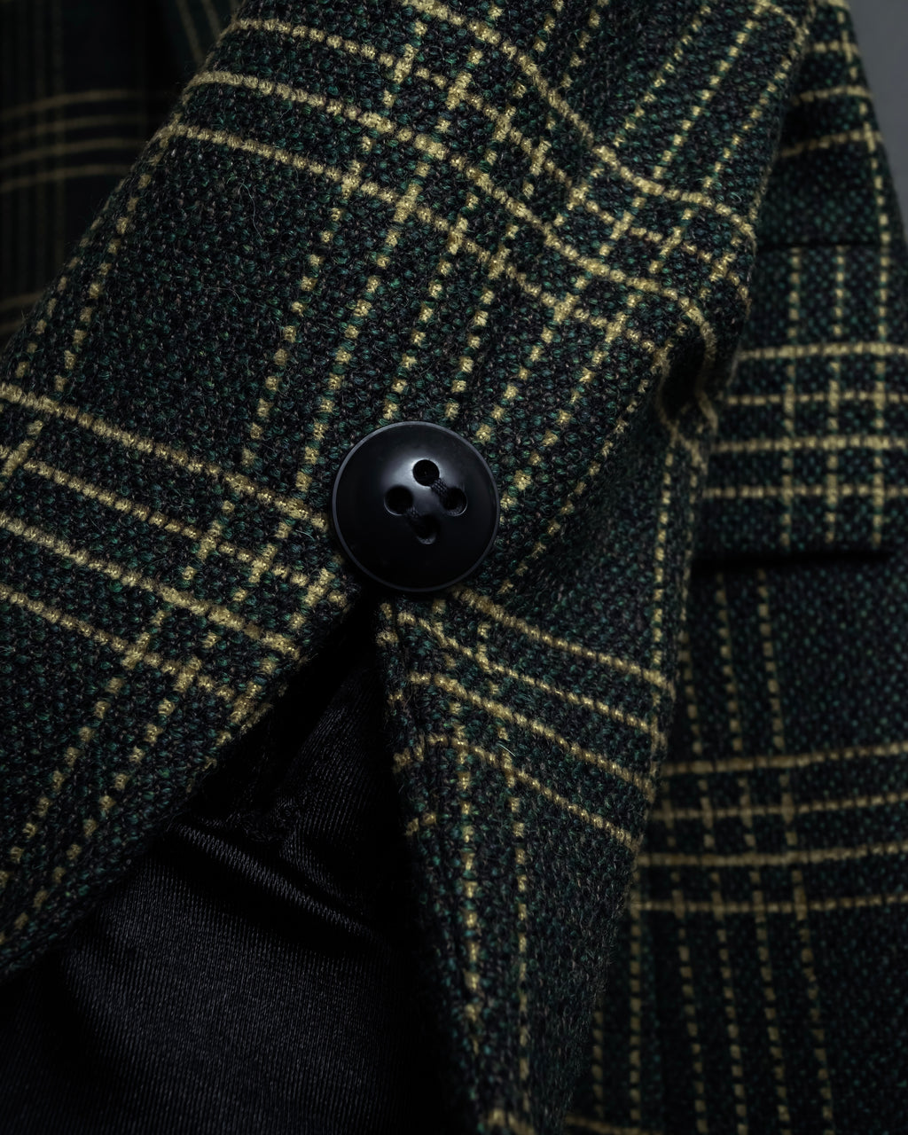 "Christian Dior" Windowpane check tailored jacket