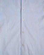 BOTTEGA VENETA/  Cotton Stripe Dress Shirt Blue