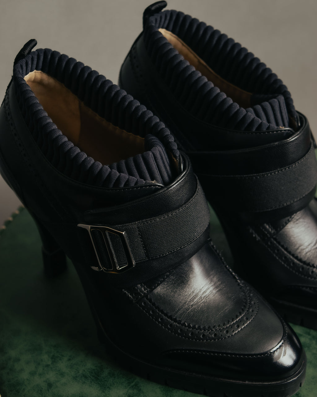 “HERMÈS” 2017-2022 Aw hybrid brogue sock ankle boots