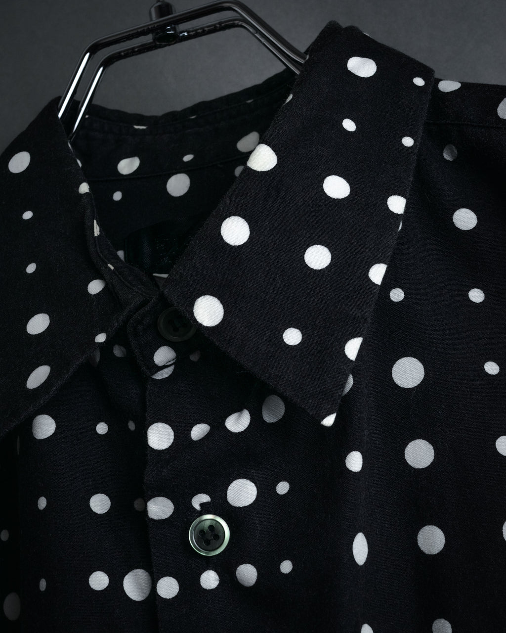 “COMME des GARÇONS” 2010SS Graphic polka dot cotton shirt