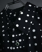 “COMME des GARÇONS” 2010SS Graphic polka dot cotton shirt