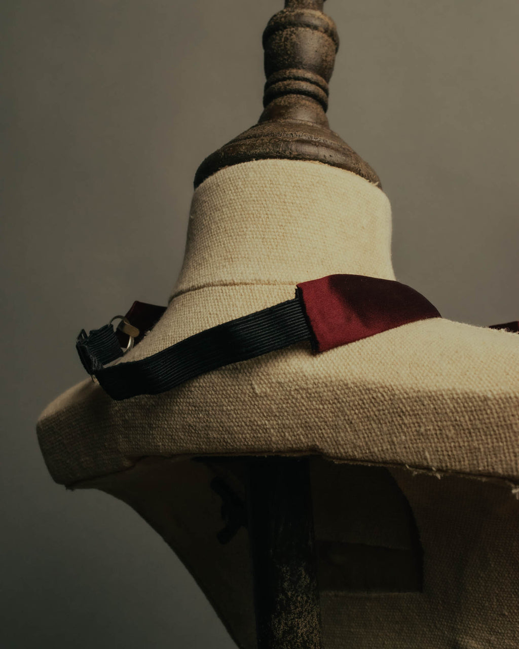 “Christian Dior” Late 80’s-90’s monsieur burgundy satin bow tie