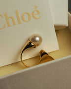 “Chloé” 2015-2016 darcey pearl fork ring