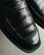 “Burberry London” 00’s-10’s Black leather penny loafers
