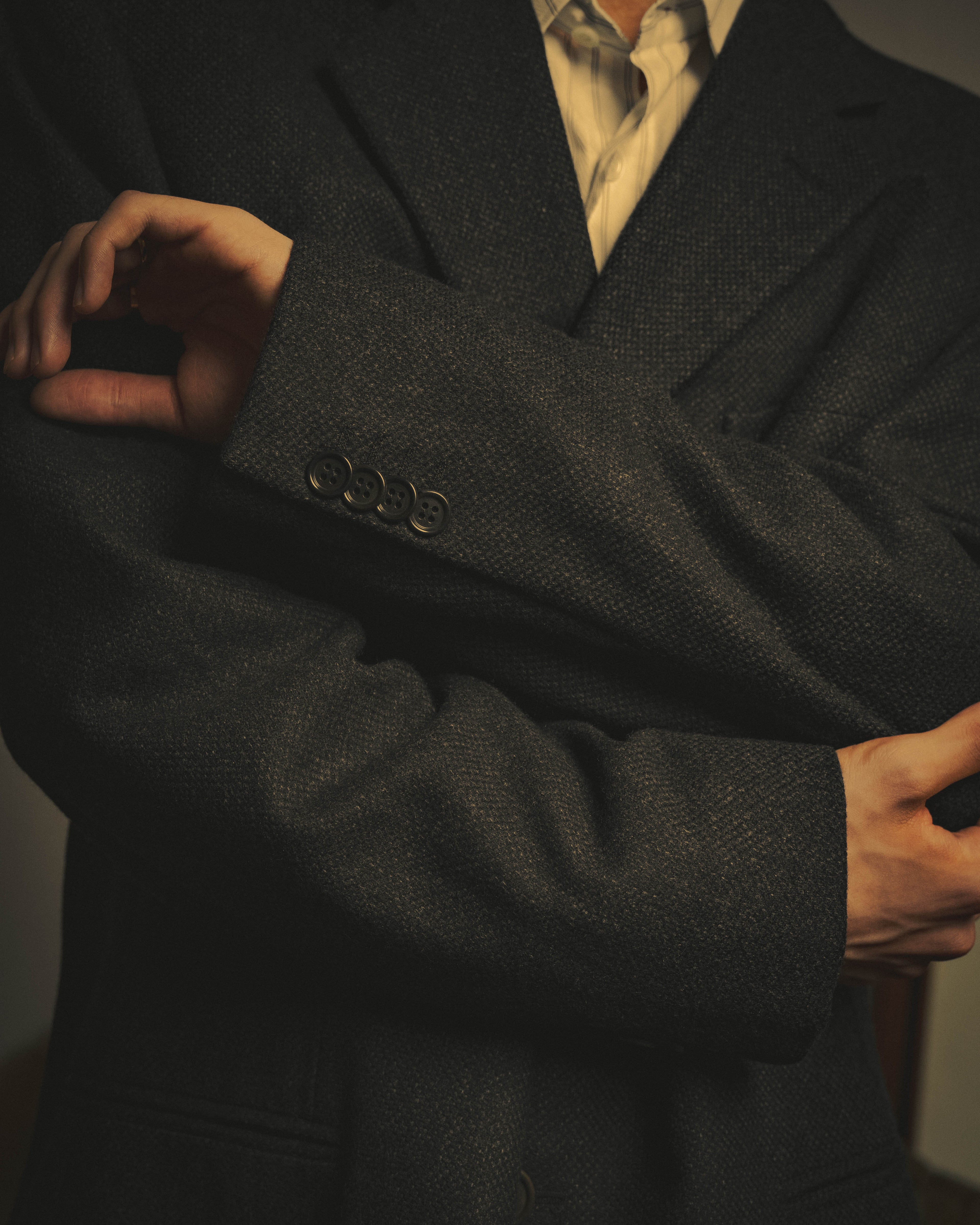 -SPECIAL- "GIORGIO ARMANI" 90's-00's Relaxed single-breasted tailored jacket