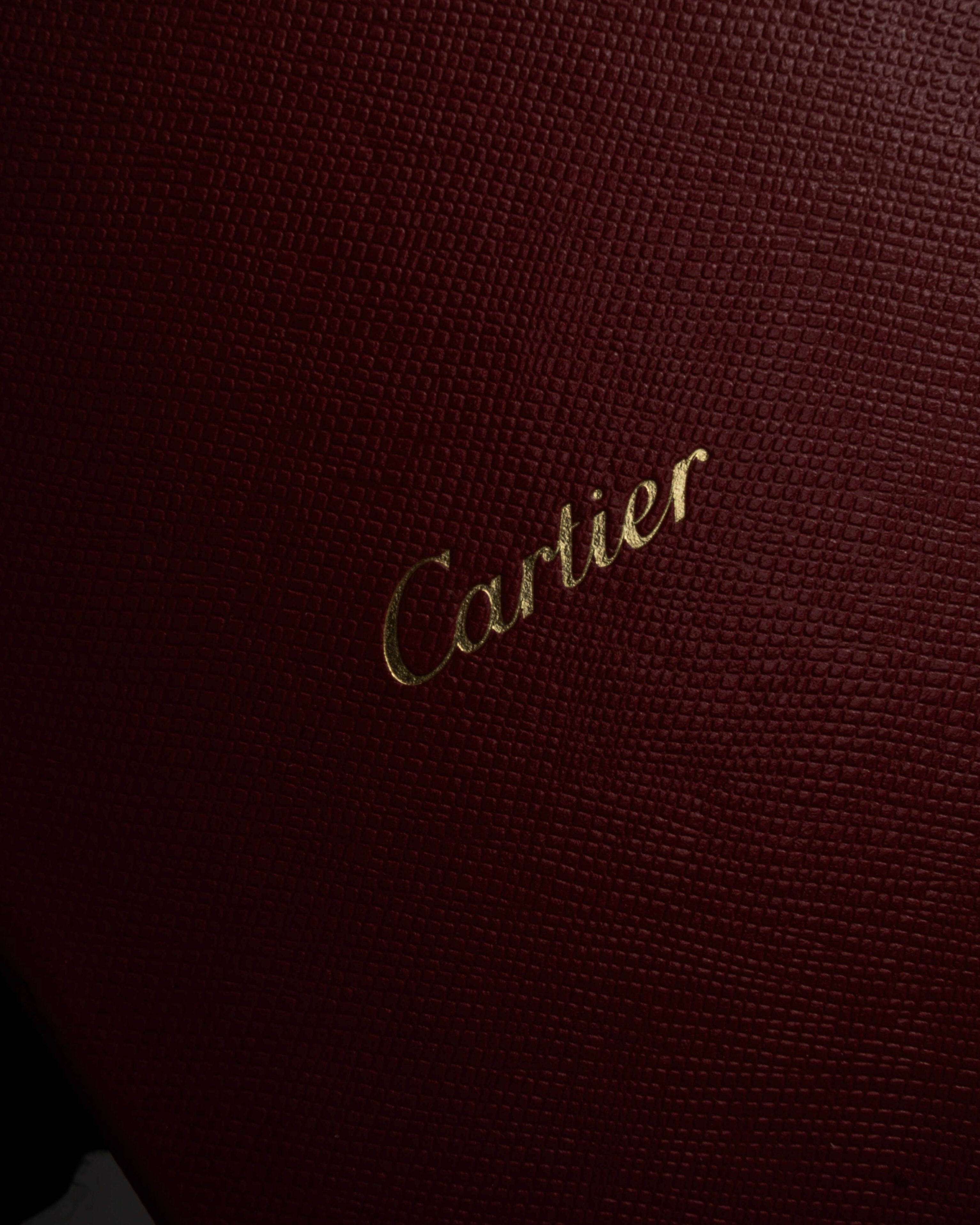 "Cartier" Band 1PD PG AU750 diamond ring