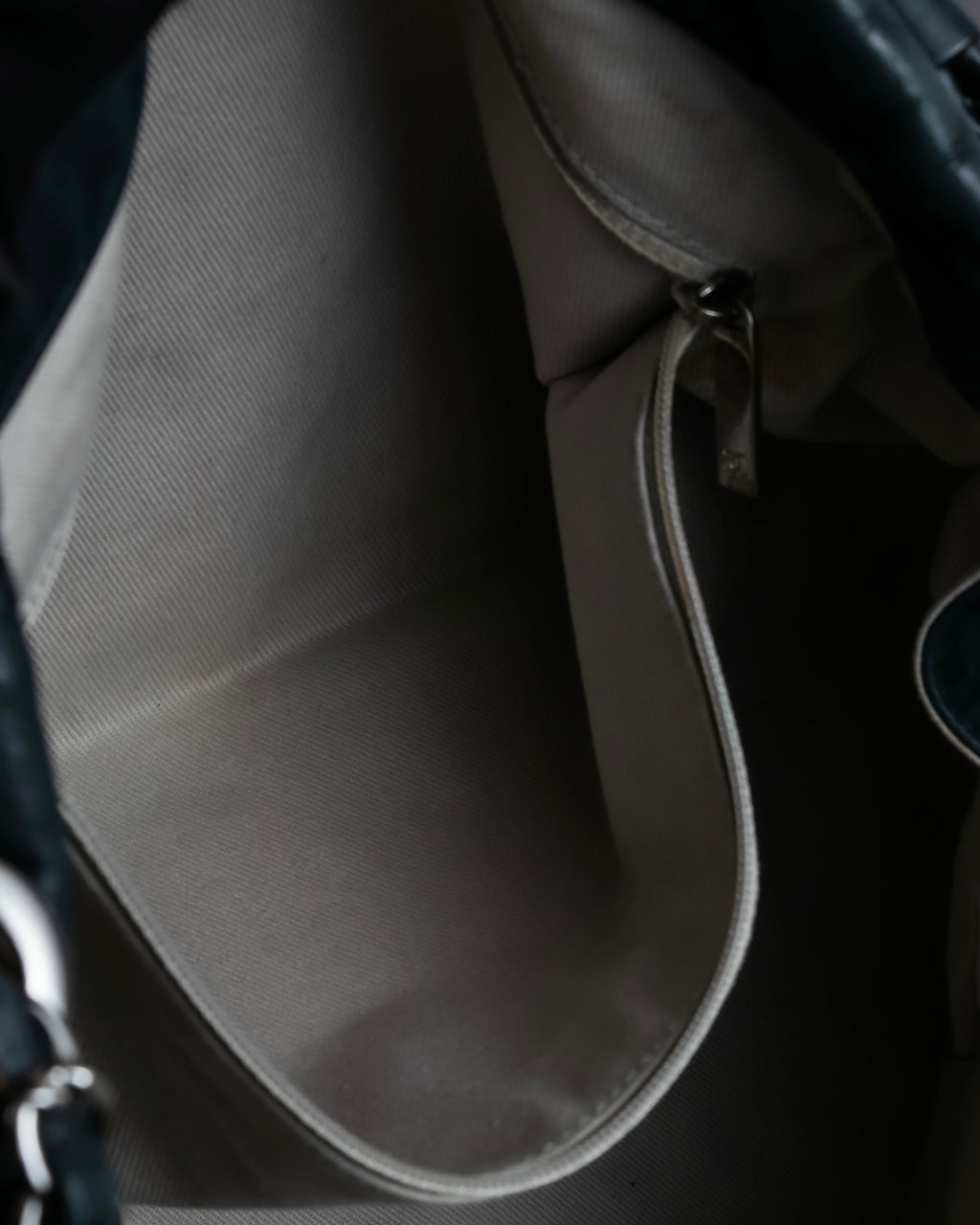 "CHANEL" Karl Lagerfeld design Matelasse chain Black shoulder bag