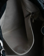 "CHANEL" Karl Lagerfeld design Matelasse chain Black shoulder bag