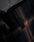 "BURBERRY" Decorative button design check pattern short pants