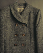 "VALENTINO BOUTIQUE" 80's Brushed alpaca skirt suit