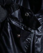 "BURBERRY Black Label" Checked nylon gather hooded blouson