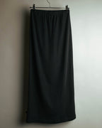 "Y's" Minimal black maxi skirt
