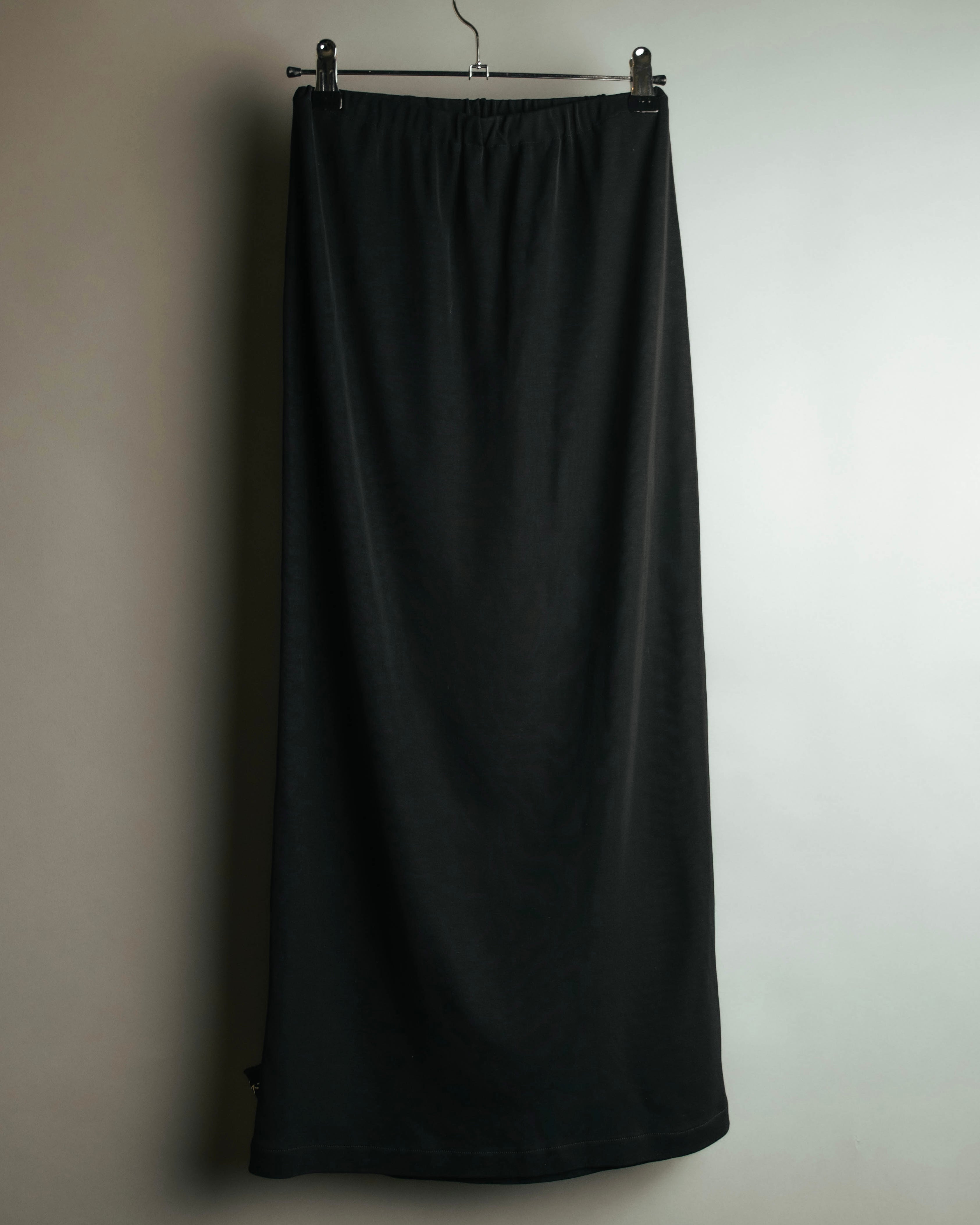 "Y's" Minimal black maxi skirt