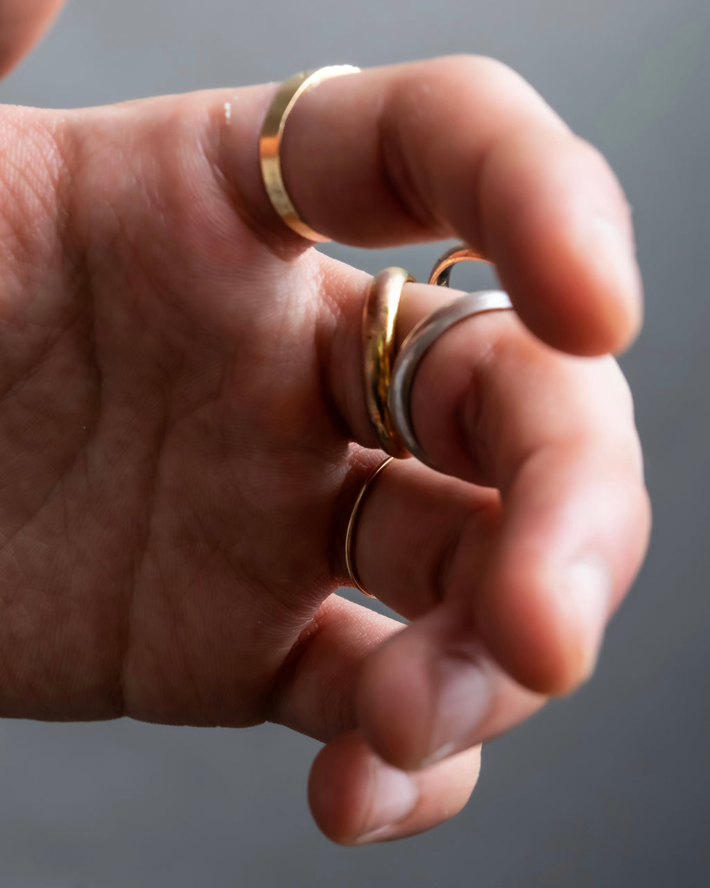 "Maison Martin Margiela" Triangle three-dimensional ring