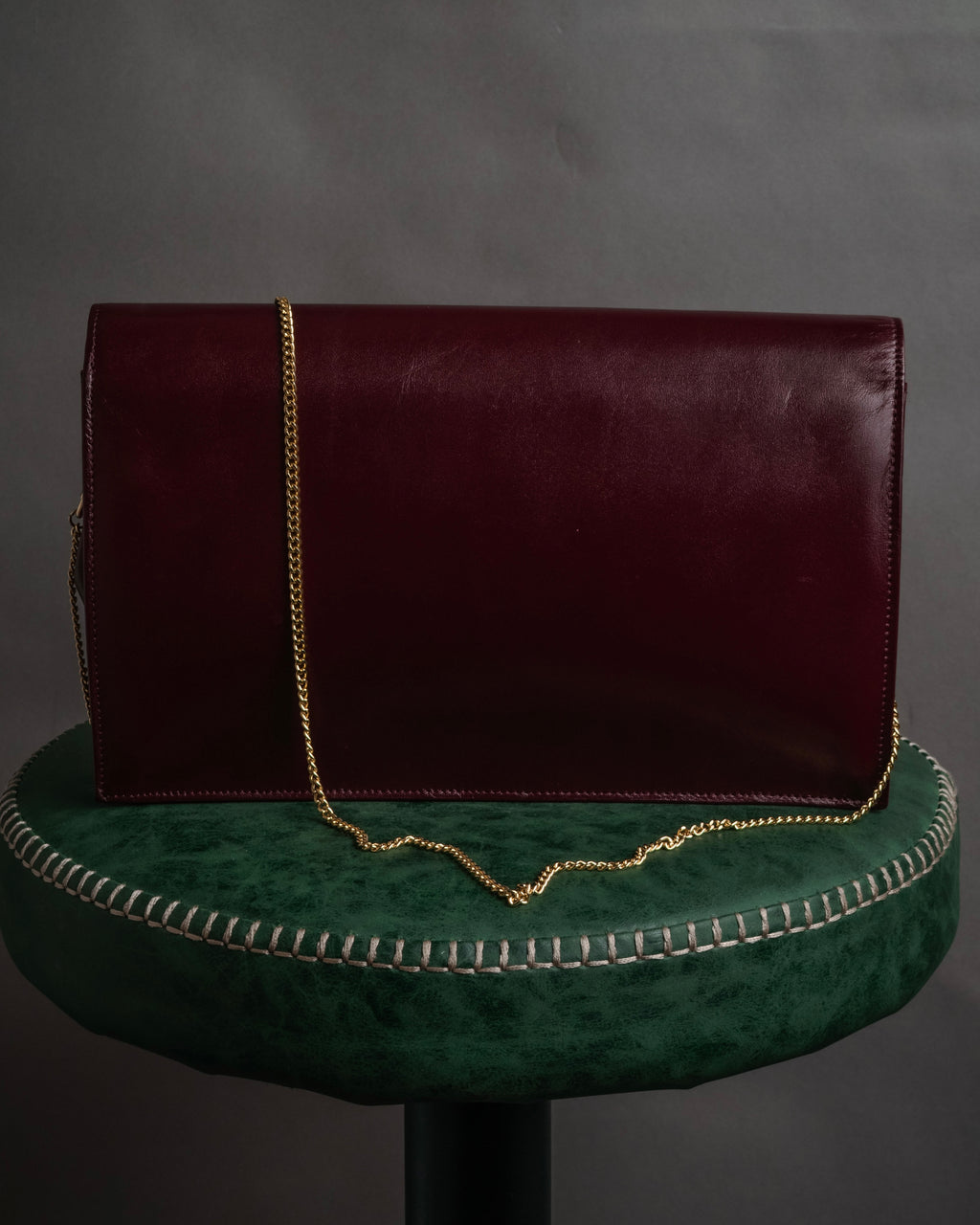 “Christian Dior” 1980’s-1990’s CD logo envelope chain bag