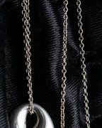 "Tiffany&amp;Co" Elsa Peretti double teardrop motif pendant