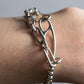 "HERMES" Chaine d'Ancre punk series silver 925 bracelet