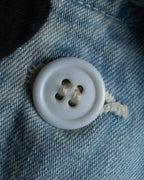 "COMOLI" Flap pocket design oversized denim jacket