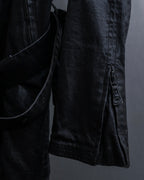 "JEAN PAUL GAULTIER" Firm finish double-zip belted mid-length coat