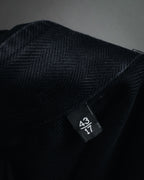 "GUCCI" 2008-2010 Herringbone wide collar dress shirt