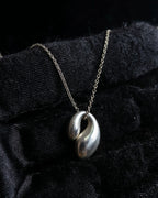 "Tiffany&amp;Co" Elsa Peretti double teardrop motif pendant