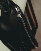 "Alexander McQueen" 10's Edgy leather belt bag