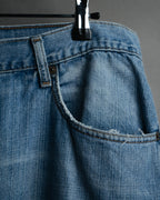 -MOOD MILLÉSIMES- 00’s softly faded loose straight denim pants 569 by “Levi’s”