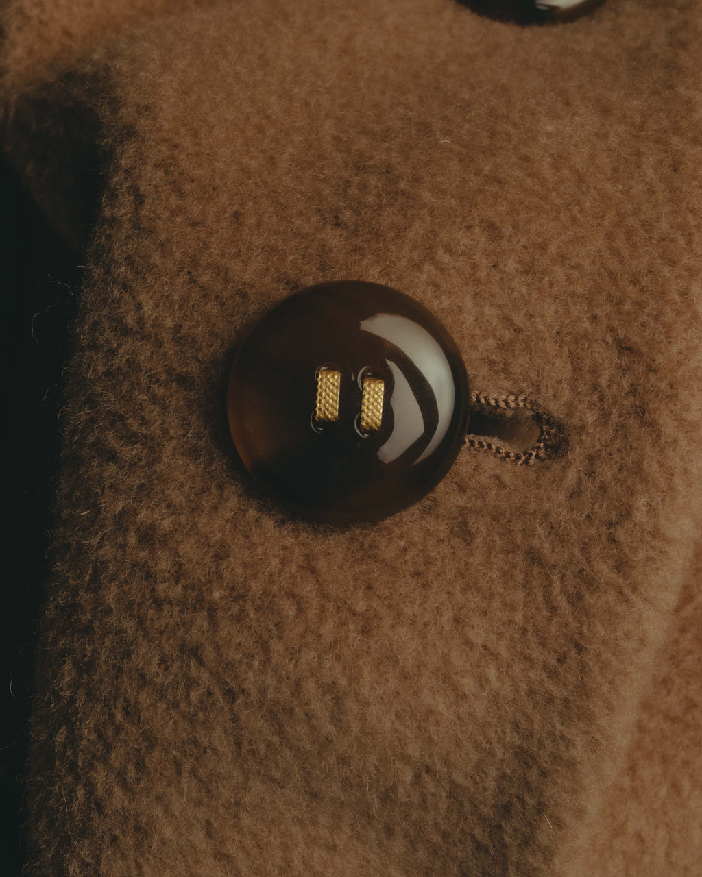 "VALENTINO MISS V" 80's-90's Camel hair single-breasted coat