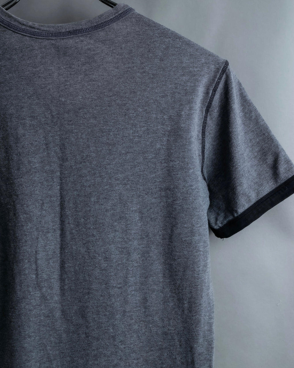 "DOLCE & GABBANA" Black and grey bicolor short sleeve T-shirt