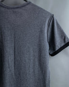 "DOLCE & GABBANA" Black and grey bicolor short sleeve T-shirt