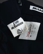 "JIL SANDER" 90’s pure new wool minimalist slacks