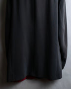 "TOSSARI" Shiny hidden zipper design tailored jacket