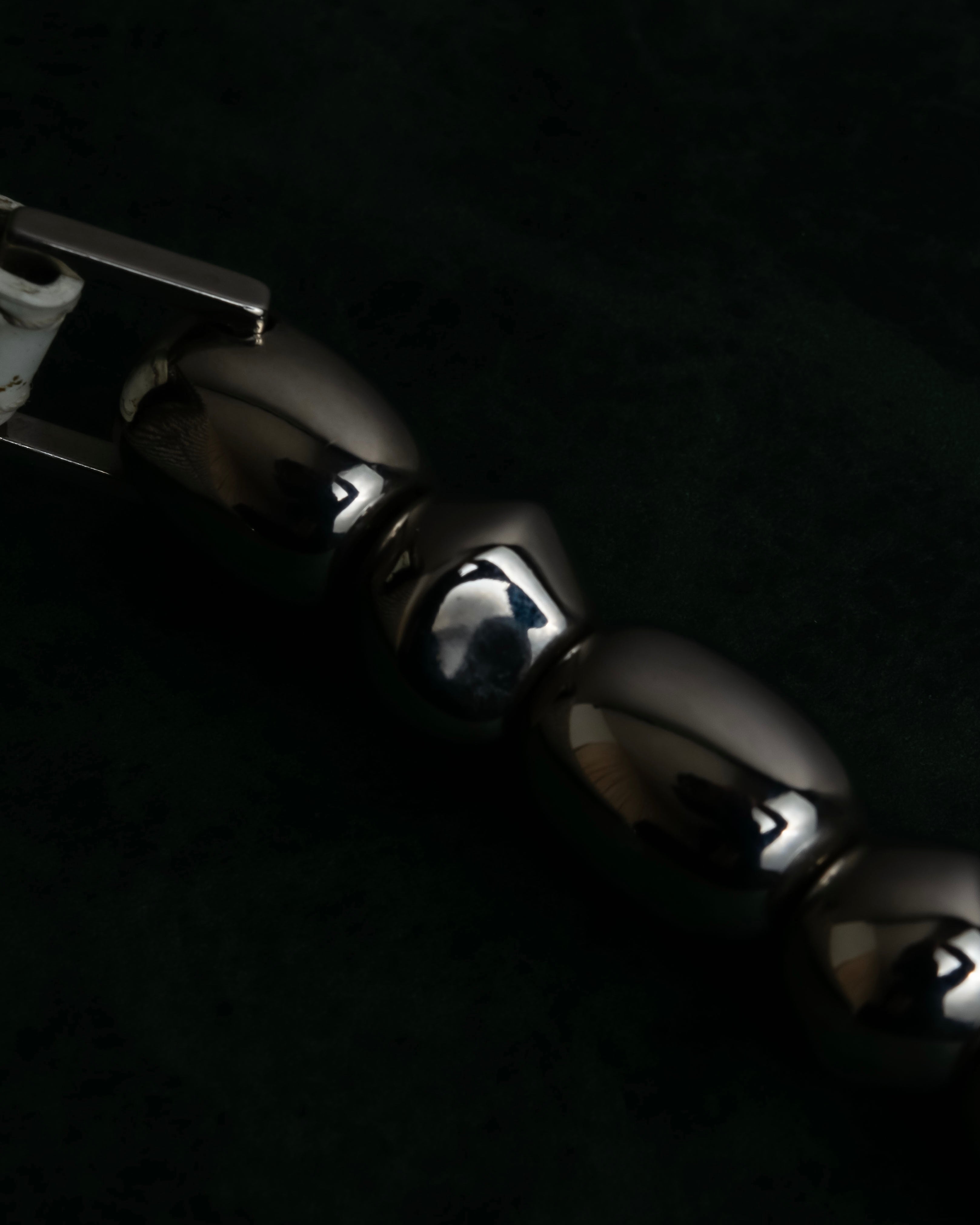 "Christian Dior" Malice Pearl Series greige color canvas shoulder bag