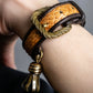 "BOTTEGA VENETA" Python switch design leather bracelet