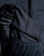 "LOUIS VUITTON" 2 button relaxed tailored jacket & no tuck tapered slacks set up