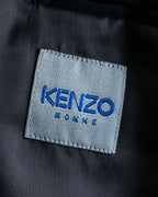 "KENZO" Classic detail black tailored jacket