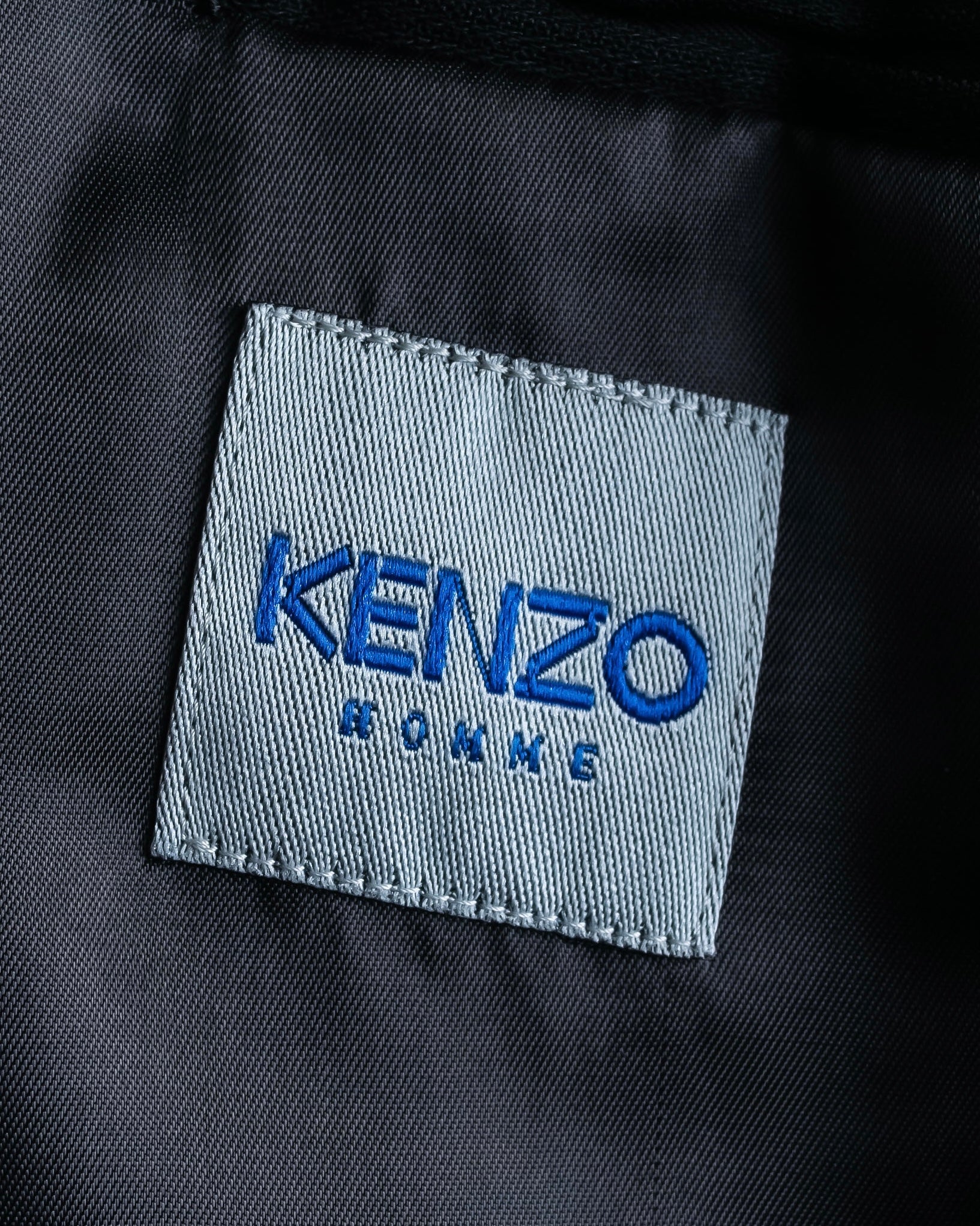 "KENZO" Classic detail black tailored jacket