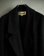 "Chloe" Peak lapel classically tailored chester coat