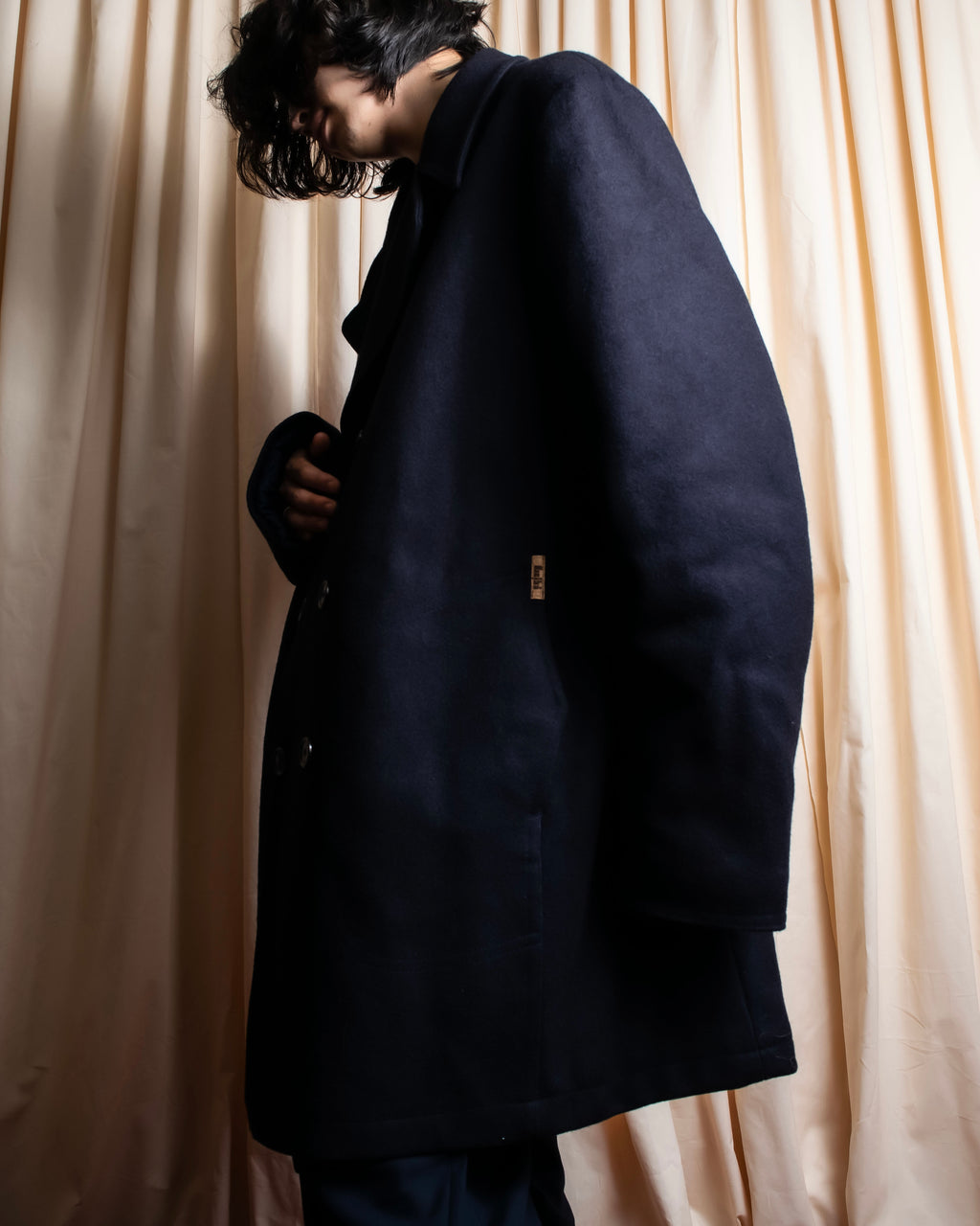 Vintage super oversized Peacoat