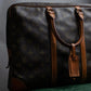 "LOUIS VUITTON" Porto document voyage leather bag