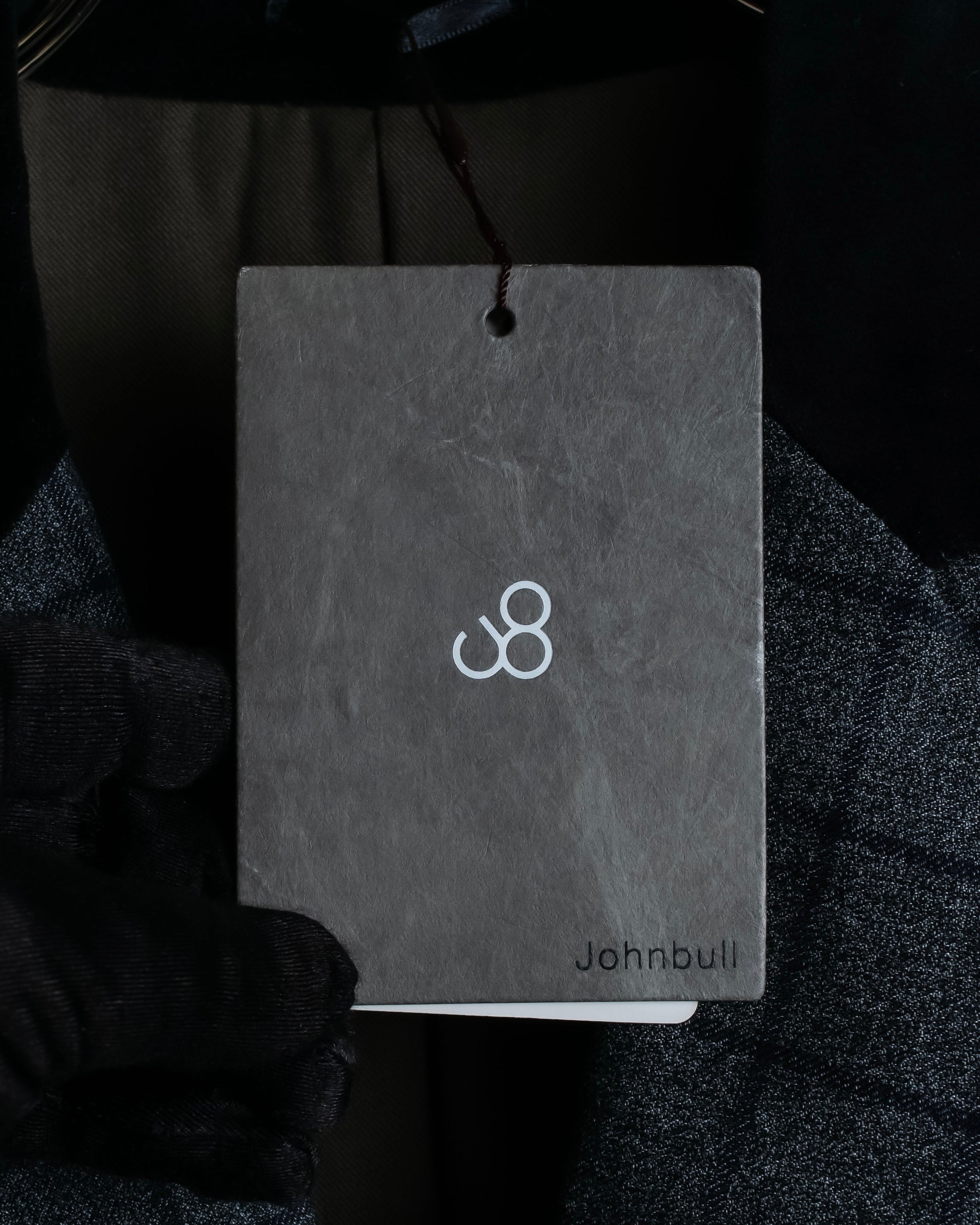 "JOHNBULL" Velvet collar design chesterfield coat