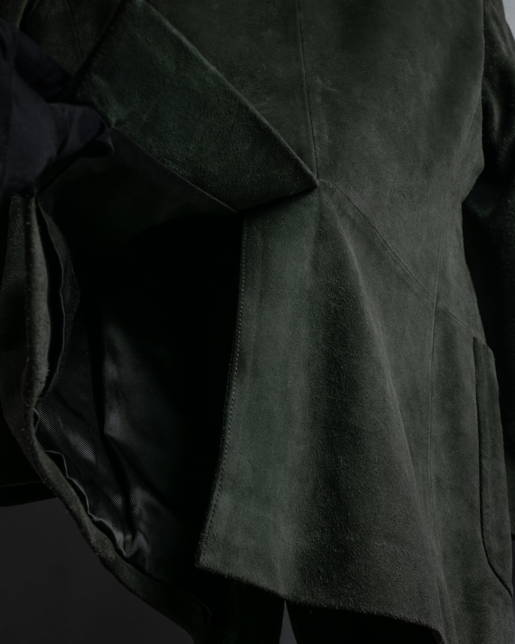 -SPECIAL- "GUCCI" 90’s Tom ford design suede tailored jacket