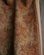 “Christian Dior“ 80’s-90’s Floral jacquard fringed stole