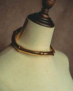–SPECIAL– "GUCCI" 2025- Sculptural bamboo choker necklace