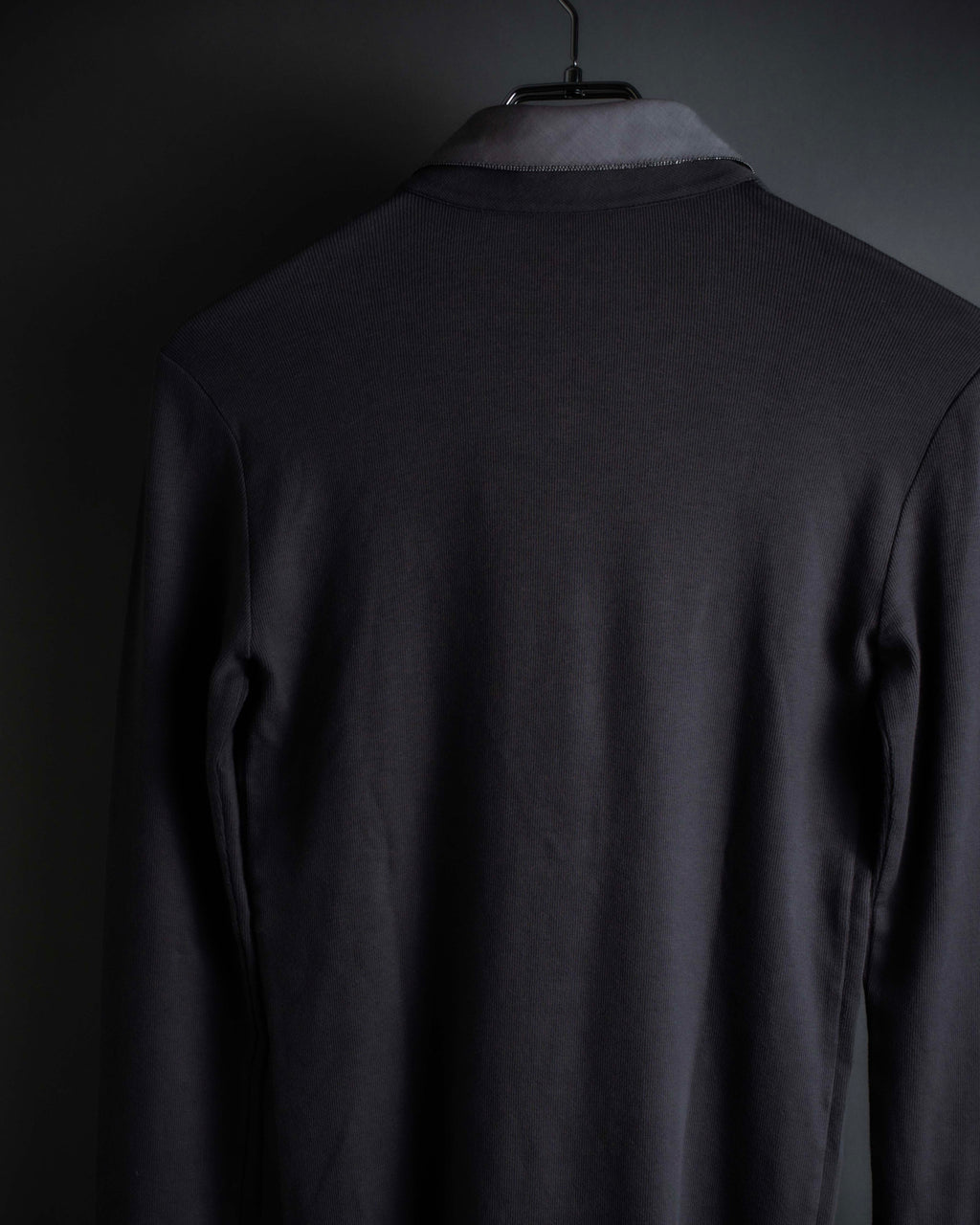 "BRUNELLO CUCINELLI" Layered shirt docking design knit pullover