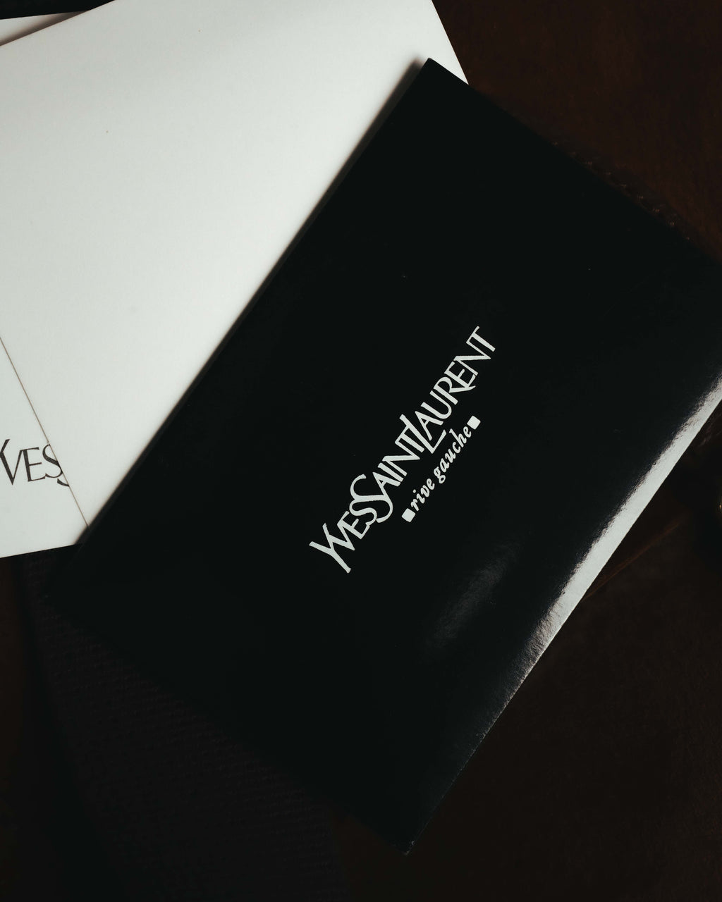 -SPECIAL- "Yves Saint Laurent" 00's Luxurious shearling double buckle messenger bag