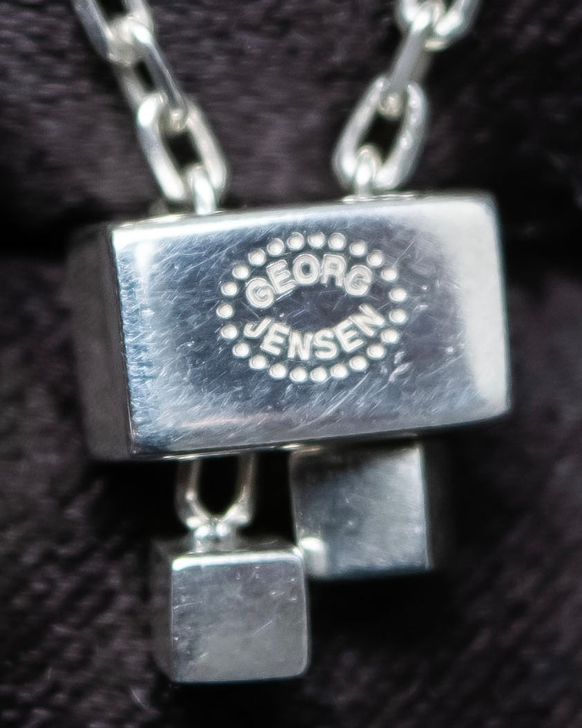 "GEORG JENSEN Aria" Round silver design bracelet