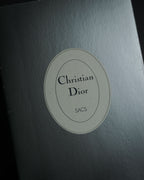 "Christian Dior" 80’s structured grained leather flap shoulder bag